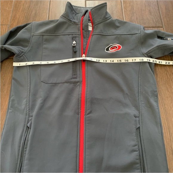 Carolina Hurricanes Charcoal/Red Full-Zip Pullover Jacket by NHL | S - Picture 8 of 9